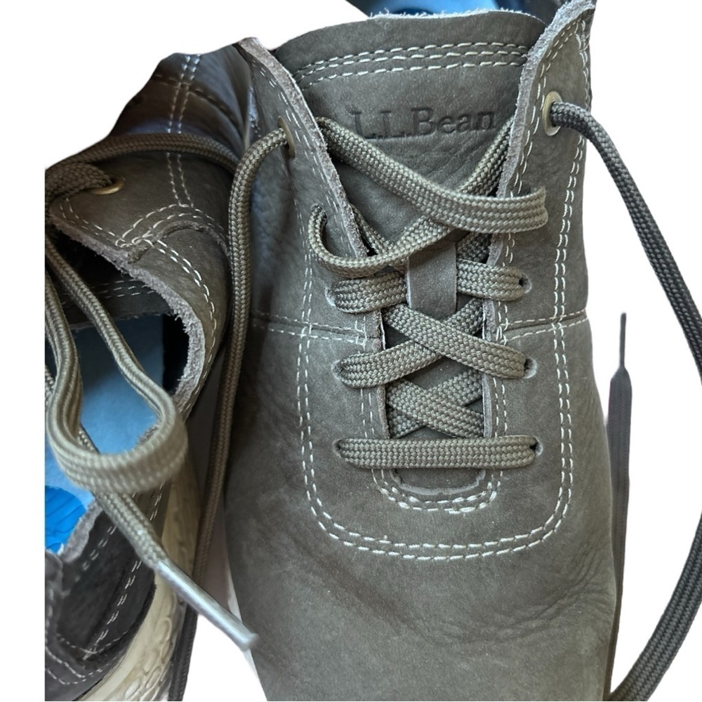 LL Bean Sneakers Gray Green Stone Coast Women’s size 8 - Picture 3 of 7